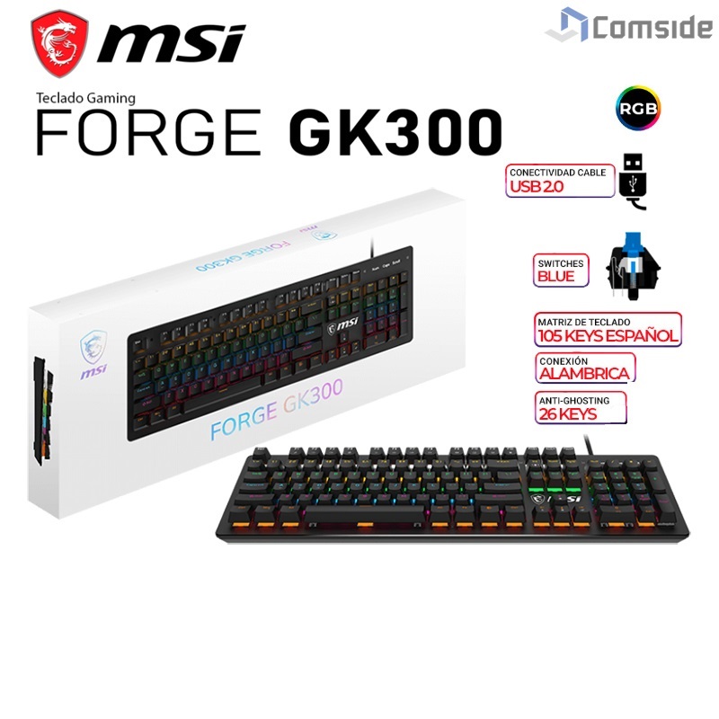 Teclado MSI Forge GK300