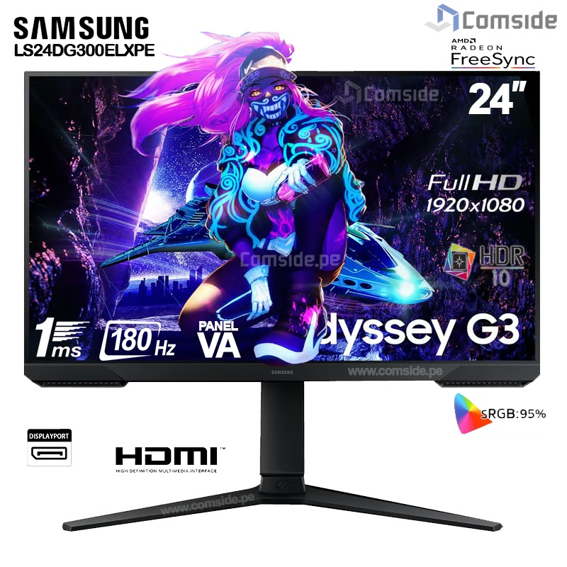 Monitor Samsung LS24DG300ELXPE