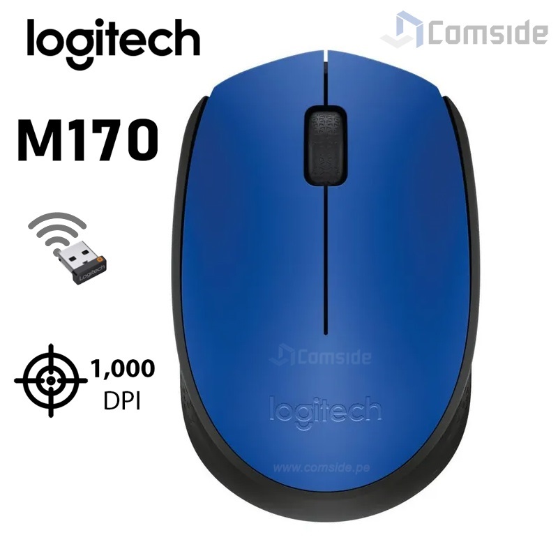 Mouse Logitech M170 Azul