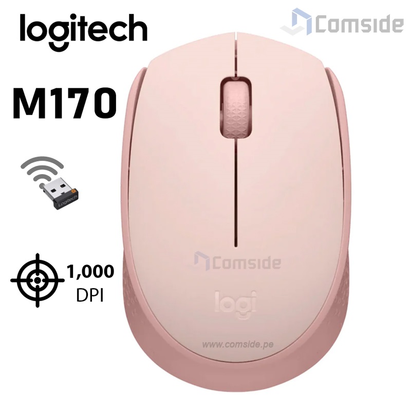Mouse Logitech M170 Rosa