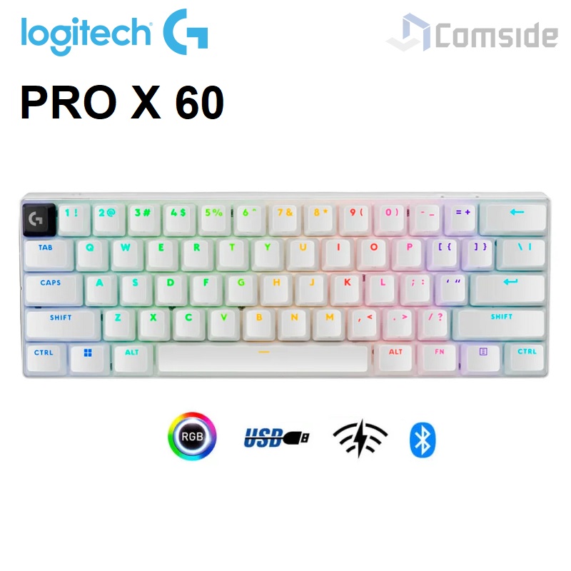Teclado Logitech Pro X 60 Blanco