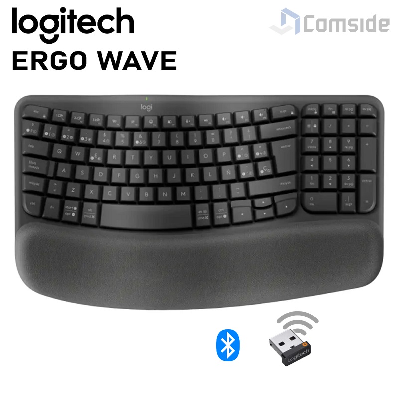Teclado Logitech ERGO WAVE Black