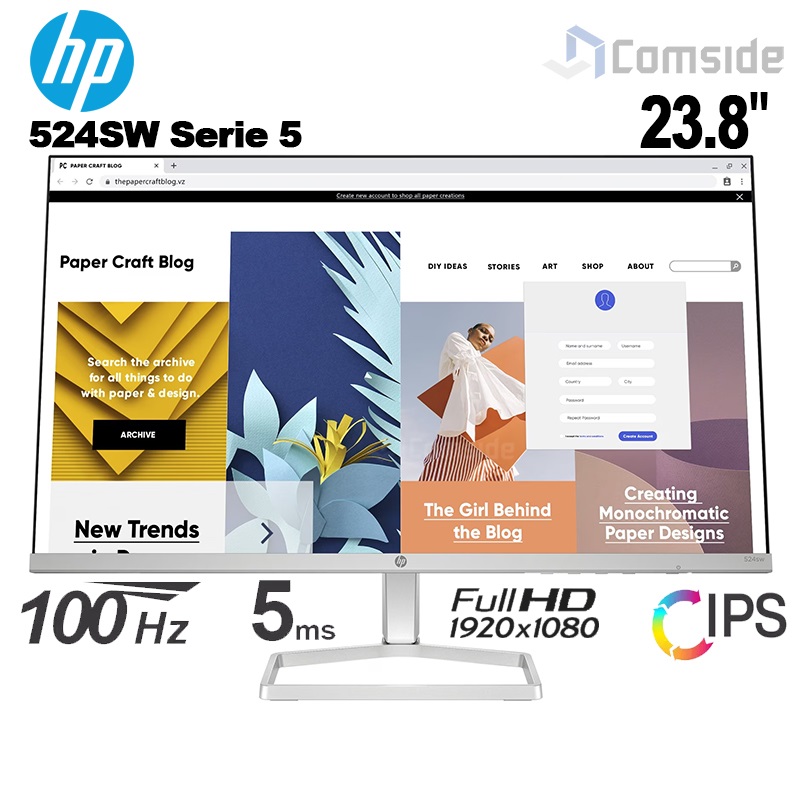 Monitor HP Serie 5 524SW