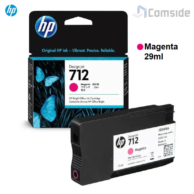 Cartucho de Tinta HP 712 Magenta