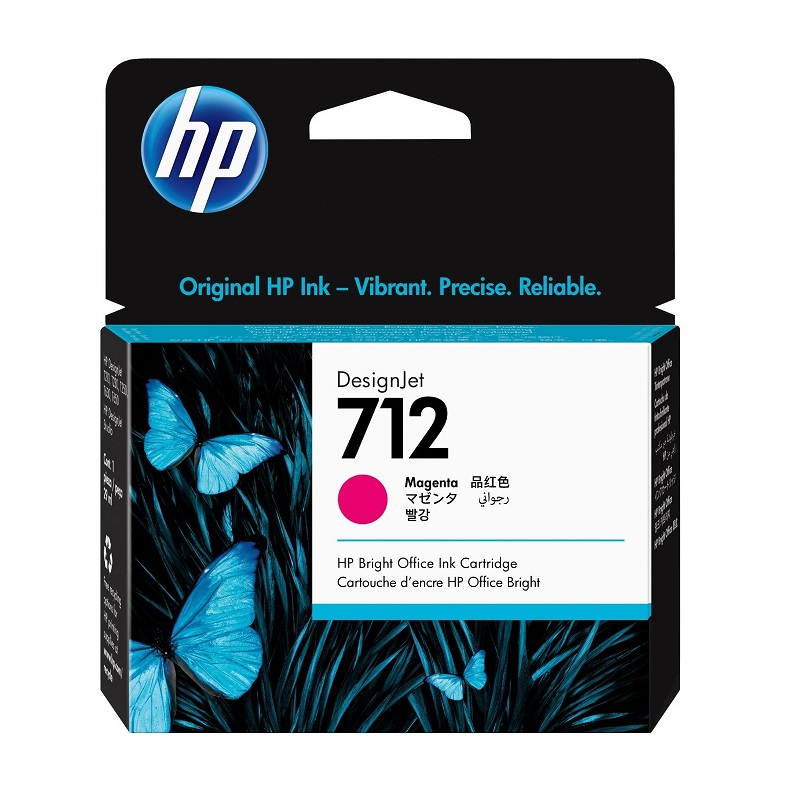 Cartucho de Tinta HP 712 Magenta
